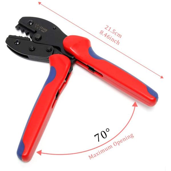 Solar Connector Crimping Tool For 2.5-6.0mm2 Solar Panel PV Cable