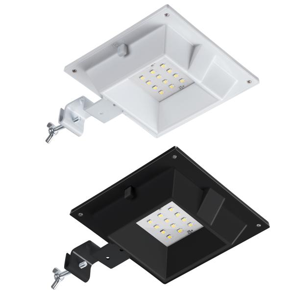Solar Gutter LED Lights for Garden Patio Driveway 12 LED Outdoor Waterproof Wall