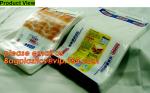 Reclosable Wicketted Packing Bag Food Side Sealed With Metal Wire Blocked