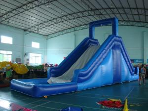 China Funny Inflatable Water Slide , Inflatable Amusement Park For Entermainment wholesale