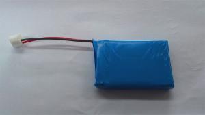 China Rechargeable Li-Polymer 523450 7.4V 1000mAh battery pack with PCB and Connector on sale