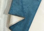 280cm Eco Friendly Upholstery Fabric , Blue 100 Recycled Polyester Fabric