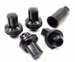1.85" / 47" Overrall Lenth Black Wheel Locks Key OEM Mag Washer Key Cold Forged