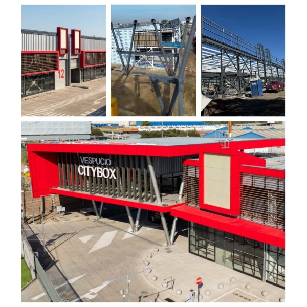 Custom Prefabricated Steel Structure Warehouse Q355B Main Frame Equivalent ASTM A572 Gr50 for Industrial Storage Plant