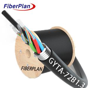 China Outdoor Aluminum Tape Duct Armoured Fiber Optic Cable GYTA wholesale