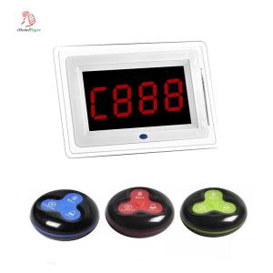 China Hot sale waterproof customer wireless calling system display receiver and call button for restaurant wholesale
