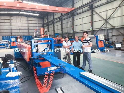 GI Racking Roll Forming Machine 15KW Power PLC Control System