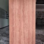 Natural Polished Honed Red Travertine Slabs for Indoor Floor 60*120 Occasion