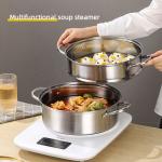 Factory 28 CM Steamer Pot Stainless Steel Dumplings Seafood Rice Cooking Food