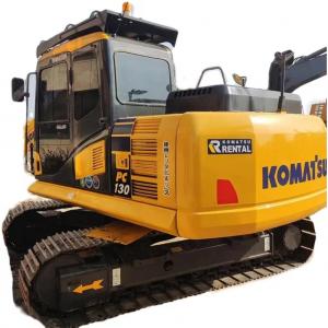 China Biggest Used Komatsu PC130-7 Excavator With 90L Hydraulic Oil Tank on sale