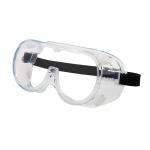 Full View Frame Safety Protective Goggle Clear Black Fog Resistant UV Protection