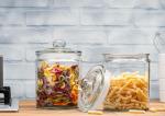 Glass Cookie Jars Labels Marker Gallon Canister Sets For Kitchen Counter With
