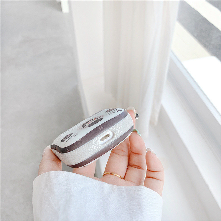 Wireless Chargeable Airpods Protective Cases IMD Cartoon Anti Lost Loop