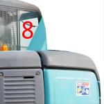Temperature Resistant Excavator Cab Glass KOBELCO Right Side Position NO.8