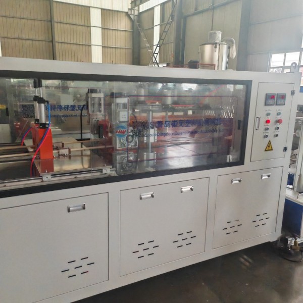 High Output PVC Pipe Extrusion Line Conical Twin Screw Extruder Plastic Pipe Making Machine
