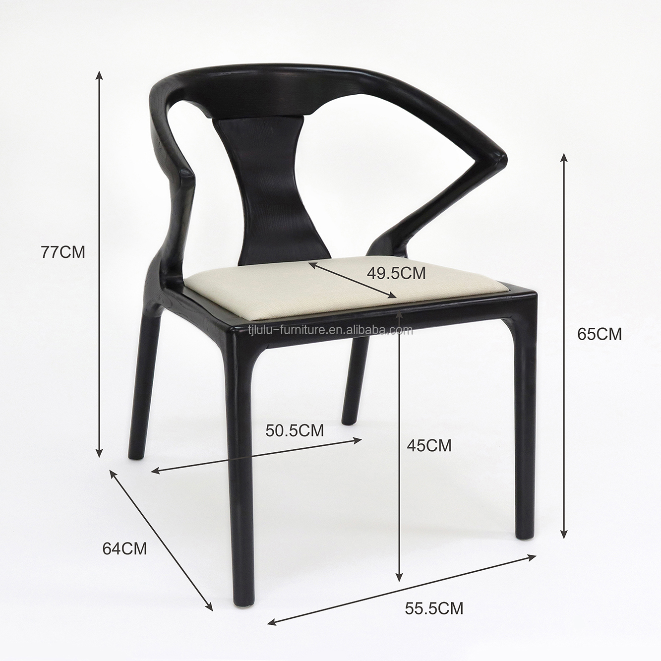 Hotel and Restaurant Furniture Wooden Dining Chair with Adjustable Function