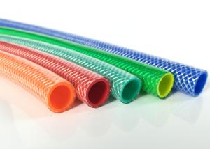 China Plastic Yellow Garden Hose , Green PVC Hose For Conveying Water Air Oil wholesale
