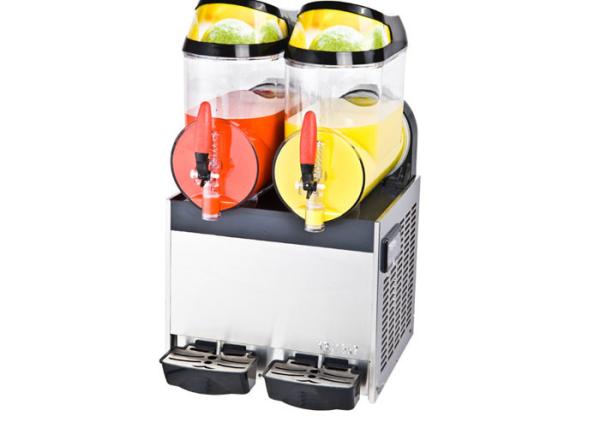 10L×2 Large Capacity Commercial Slush Machine For Beverage Juice Drinks , 110V -