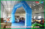 Inflatable Rainbow Arch Customized Blue Inflatable Arch Velcro Print Event