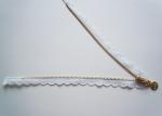 Beautiful Lace Nylon Zippers Invisible Zipper For Readymade Garments Wholesale