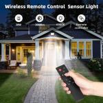 Super Bright PIR LED Motion Sensor Flood Light Black Housing CE ROHS UKCA