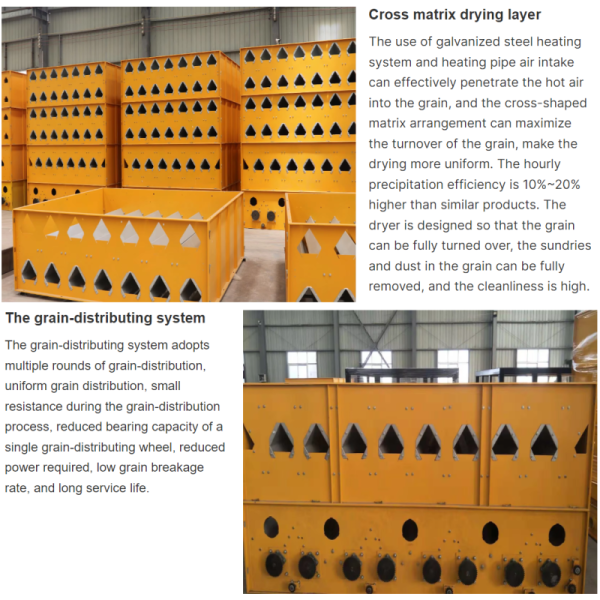 Mix flow fast drying speed beans dryer machine 20 tons v port bin type dryer tower beans
