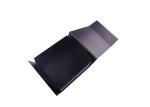 UV Logo Printed Paperboard Folding Gift Boxes , Black Gift Boxes With Lids