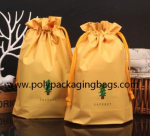 China Custom LDPE Rope Tote Bag / Bundle Mouth Gift Packing Bag wholesale