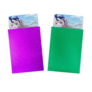 China Custom Plastic 100pcs 67*92Mm Dustproof Clear Photocard Art Holographic Trading Card Sleeves wholesale