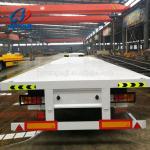 40ft Container Carrier Flatbed Truck Trailer For Cargo Transport