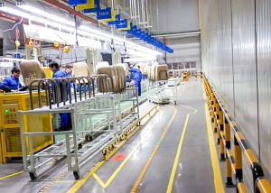 China Magnetic Guided AGV Automatic Guided Vehicles 500-1500kg Loading Capacity wholesale