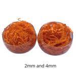 10g / Bag No Smell Glitter Orange Recycled Shredded Paper Crinkle Paper