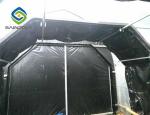275G/M2 12M Light Deprivation Greenhouse Gothic Roof Structure