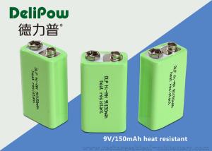 China 150mAh Rechargeable Batteries Nimh , Rechargeable 9v Batteries For Wireless Microphones wholesale