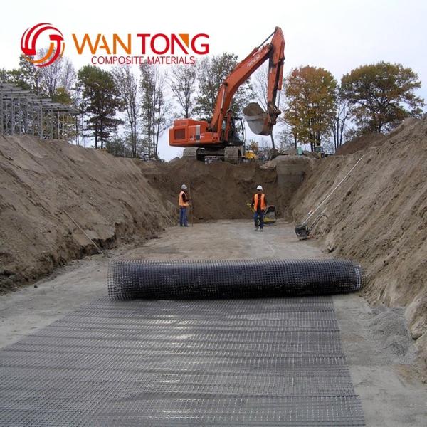 Plastic PP Bidirectional Biaxial Geogrid 20kn 30kn 40kn for Roadway Base