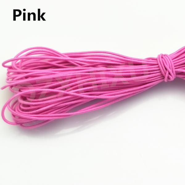 Factory Custom Color 3mm Round Knitted Elastic Band