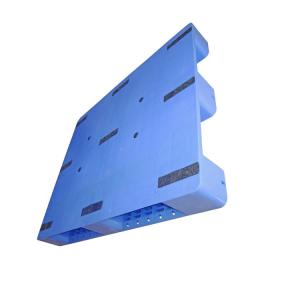 China 1200*1000 Solid Top Plastic Pallets Rackable HDPE Recycled EURO Pallets wholesale