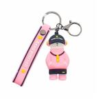 3D Soft Silicone Rubber Anime PVC Keychain Holder Personalized Full 3D BPA Free