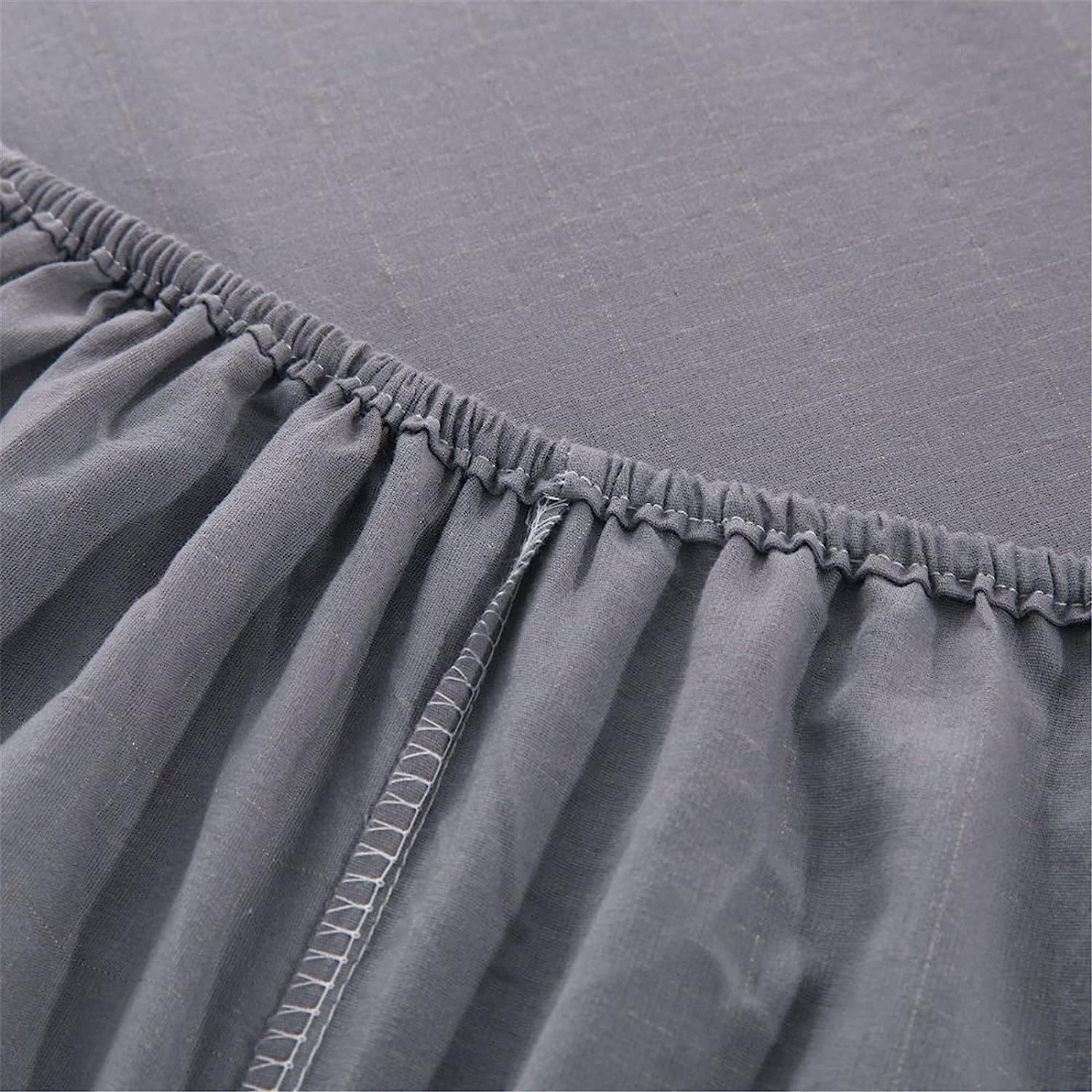 Maxsharer Customized 15ft Grounded Earthing Fitted Bed Sheet Gray Silver Conductive Organic Logo Factory Direct Health