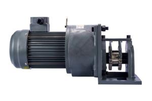 China Compact Structure 22rpm Geared Brake Motor Chain Wheel Output wholesale