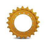 35MnB Smooth Excavator Sprocket Replacement For Undercarriage Parts