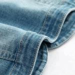 Modern Design Embroidery Jeans Jacket For Girls , Spring Girls Jeans Coat