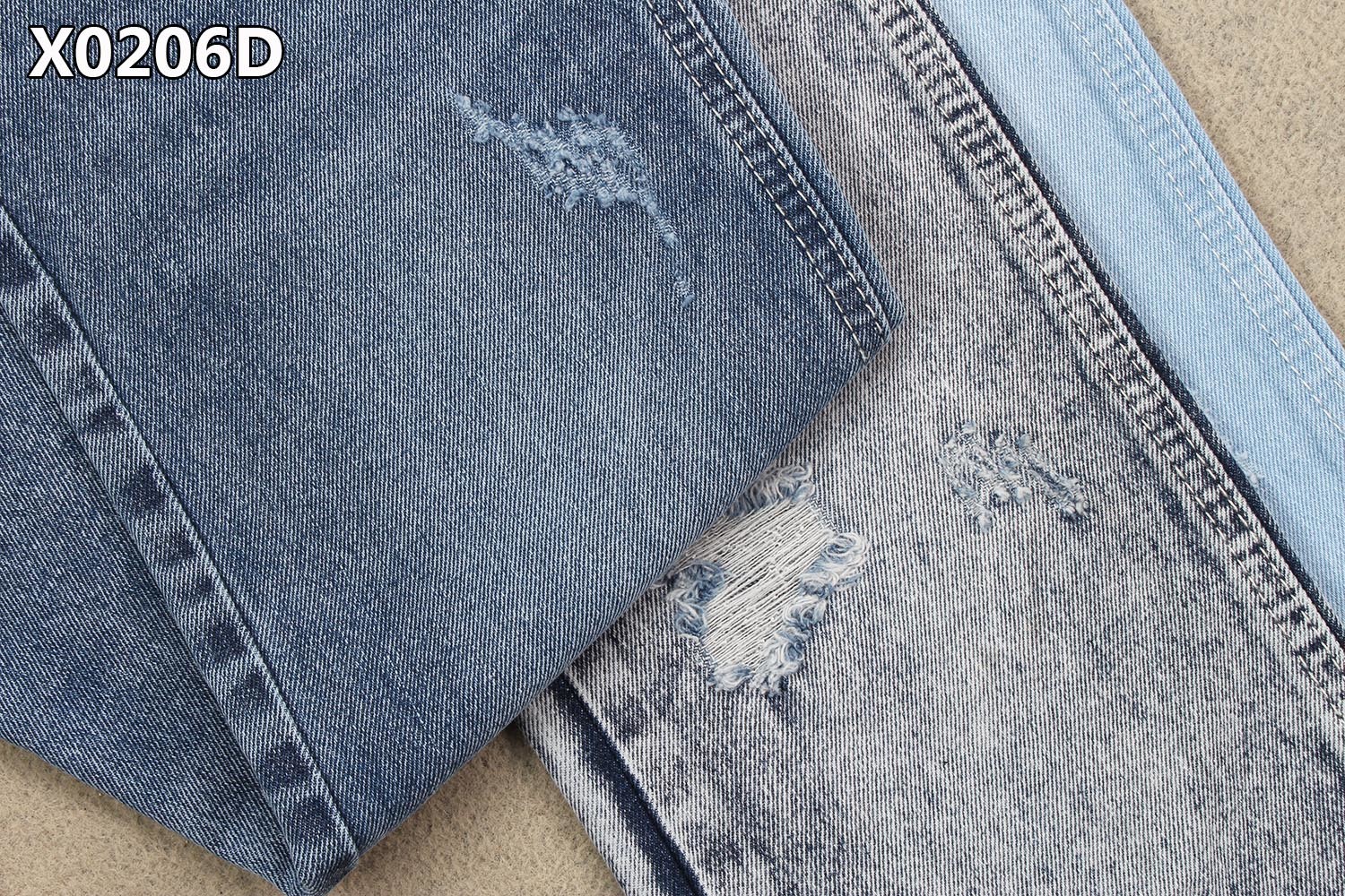 100% Cotton Jeans Denim Fabric For Jacket Trousers Overalls Dress