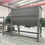 Horizontal dry powder mixer stainless steel corrosion-resistant screw belt mixer