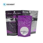 Food Grade Self Sealing Stand Up Pouch Zipper , Aluminum Foil Bag With Notches