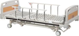 China ABS Headboard Remote Hospital Bed Manual Medical Hospital Bed With Wheels wholesale