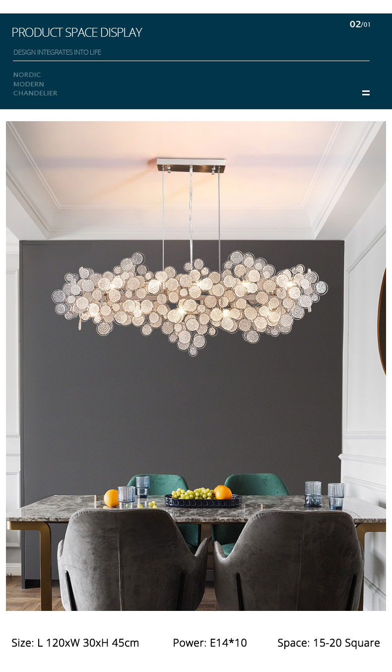 Modern Luxury Crystal Chandelier Creative personality designer Chandelier（WH-MI-462)