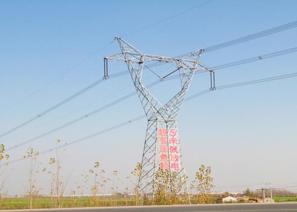 Power Transmission Angle Steel Tower Single / Double / Multi Circuit 73082000 HS