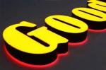 Sturdy Led Frontlit & Backlit Sign for commercial business Lightweight