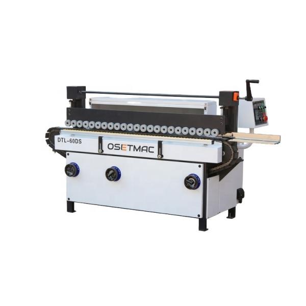 4.11kW OSETMAC DTL-60DS Three Rollers Manual Side Sanding Machine For Wood MDF